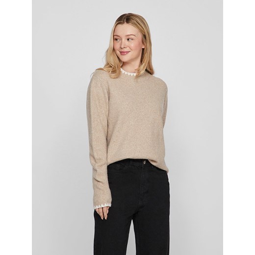 Vero Moda Sweter &quot;Hefna&quot; w kolorze beżowym ze sklepu Limango Polska w kategorii Swetry damskie - zdjęcie 186682008