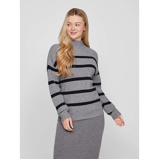 Vero Moda Sweter w kolorze szaro-czarnym ze sklepu Limango Polska w kategorii Swetry damskie - zdjęcie 186682028