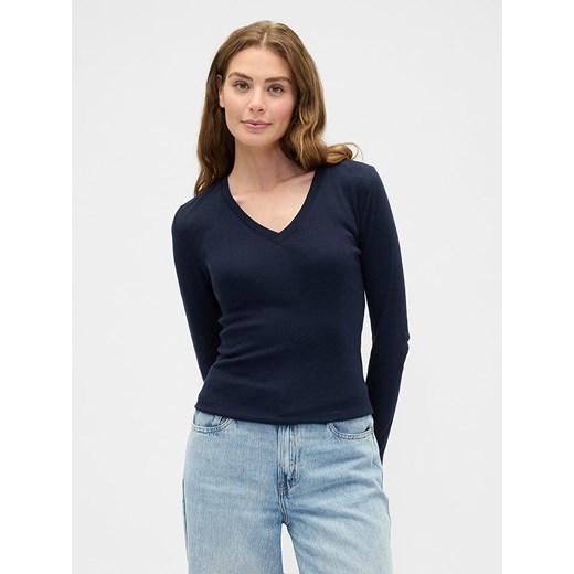 GAP Koszulka w kolorze granatowym - id: 17534935 - marki Gap - 186682328 GAP Koszulka w kolorze granatowym ze sklepu Limango Polska w kategorii Bluzki damskie - zdjęcie 186682328