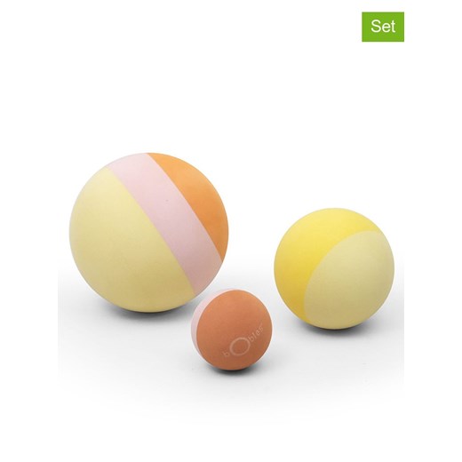 bObles Piłki (3 szt.) w kolorze żółto-jasnoróżowo-pomarańczowym - 0+ ze sklepu Limango Polska w kategorii Zabawki - zdjęcie 186682537