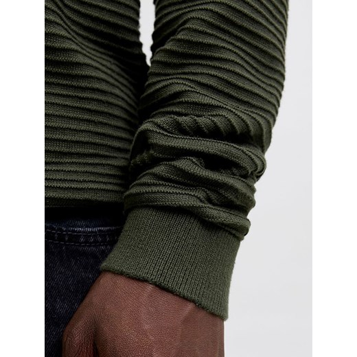 Jack &amp; Jones Sweter w kolorze khaki Jack & Jones XXL okazja Limango Polska