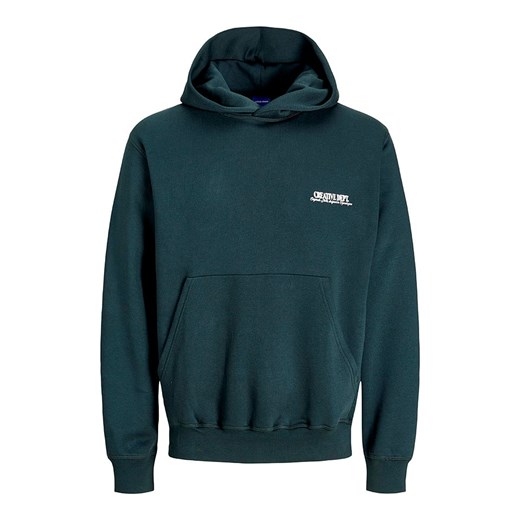 Jack &amp; Jones Bluza w kolorze ciemnozielonym ze sklepu Limango Polska w kategorii Bluzy męskie - zdjęcie 186682639