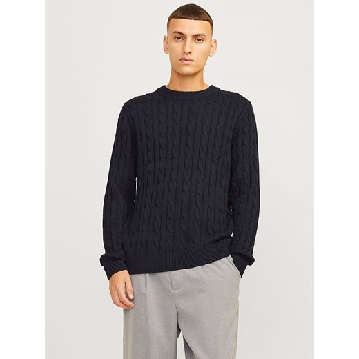 Jack &amp; Jones Sweter w kolorze granatowym ze sklepu Limango Polska w kategorii Swetry męskie - zdjęcie 186682739