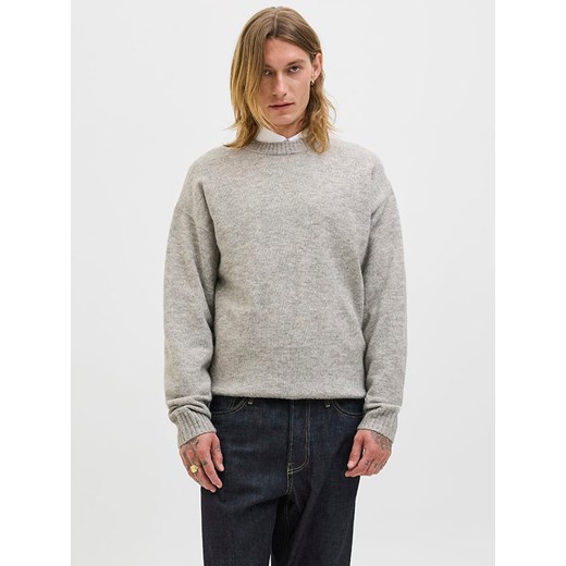 Jack &amp; Jones Sweter w kolorze szarym ze sklepu Limango Polska w kategorii Swetry męskie - zdjęcie 186682909