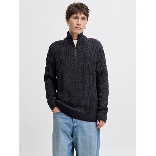 Jack &amp; Jones Sweter w kolorze granatowym ze sklepu Limango Polska w kategorii Swetry męskie - zdjęcie 186682929