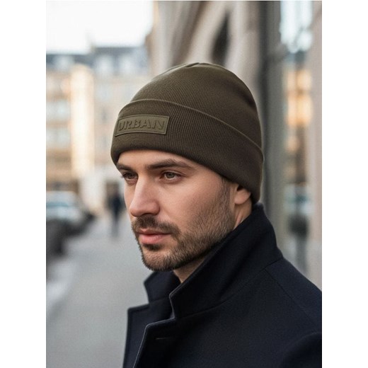 Sinsay - Czapka beanie z wiskozą - zielony ze sklepu Sinsay w kategorii Czapki zimowe męskie - zdjęcie 186684747