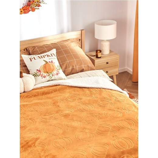 Sinsay - Narzuta na łóżko - pomarańczowy ze sklepu Sinsay w kategorii Narzuty i kapy - zdjęcie 186684749