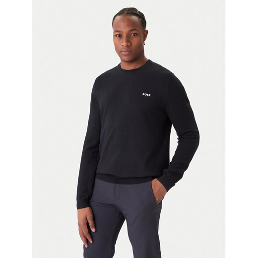 BOSS Sweter Momentum-X CN 50547507 Granatowy Regular Fit ze sklepu MODIVO w kategorii Swetry męskie - zdjęcie 186685808