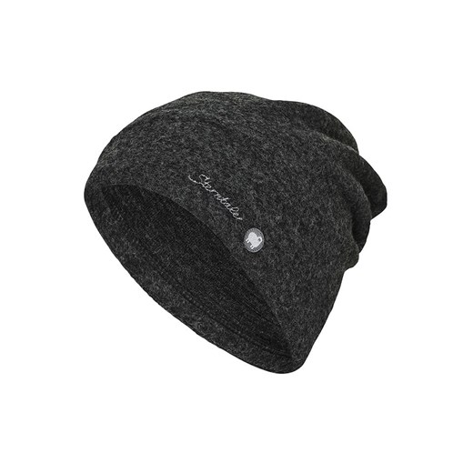 Sterntaler Wełniana czapka beanie w kolorze antracytowym ze sklepu Limango Polska w kategorii Czapki dziecięce - zdjęcie 186686279