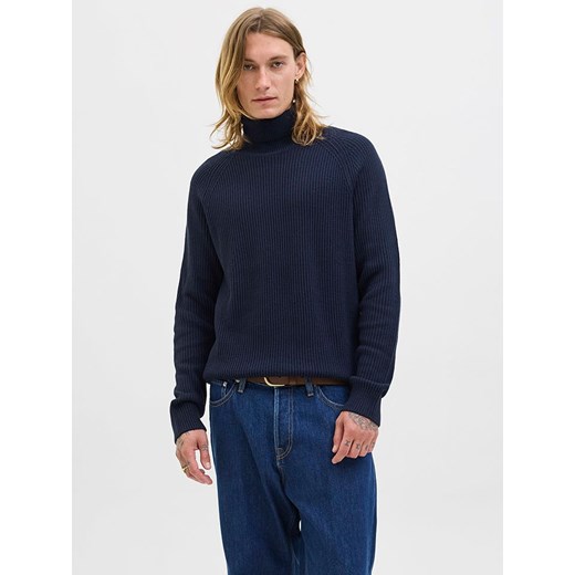 Jack &amp; Jones Golf w kolorze granatowym ze sklepu Limango Polska w kategorii Swetry męskie - zdjęcie 186686585