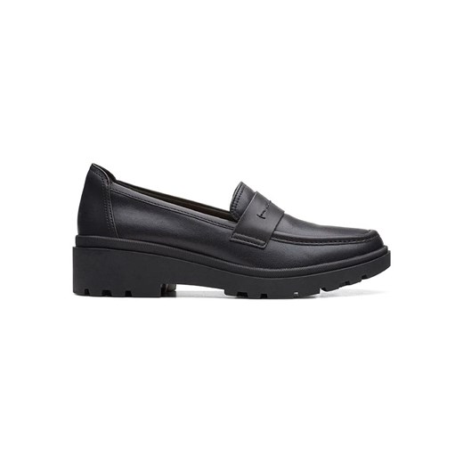 Clarks Skórzane mokasyny "Calla Ease" w kolorze czarnym Clarks 39,5 Limango Polska promocyjna cena