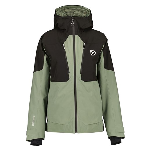 Didriksons Kurtka funkcyjna &quot;Idun&quot; w kolorze oliwkowo-czarnym Didriksons 34 Limango Polska wyprzedaż
