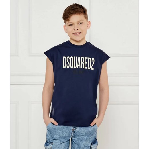 Dsquared2 T-shirt | Relaxed fit ze sklepu Gomez Fashion Store w kategorii Bluzki dziewczęce - zdjęcie 186687068