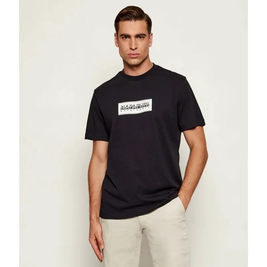 Napapijri T-shirt S-BOX LOGO | Relaxed fit ze sklepu Gomez Fashion Store w kategorii T-shirty męskie - zdjęcie 186687086