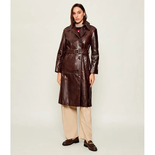 MAX&Co. Skórzany trencz BOLOGNA ze sklepu Gomez Fashion Store w kategorii Płaszcze damskie - zdjęcie 186688057