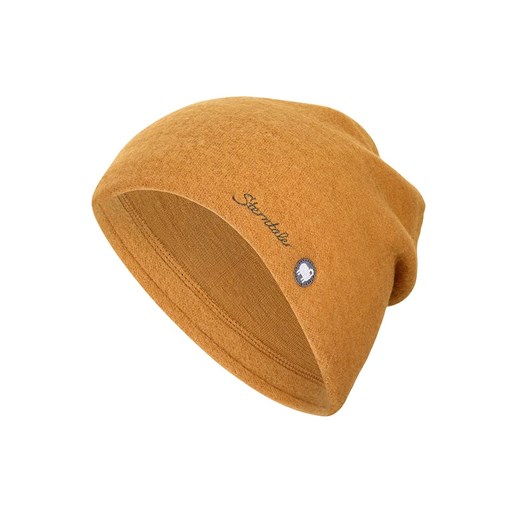 Sterntaler Wełniana czapka beanie w kolorze jasnobrązowym Sterntaler 55 cm wyprzedaż Limango Polska