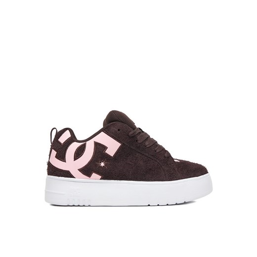 Sneakersy DC Shoes CEO-COURT GRAFFIK PLATFORM DC02422210 Brązowy ze sklepu eobuwie.pl w kategorii Buty sportowe damskie - zdjęcie 186688686