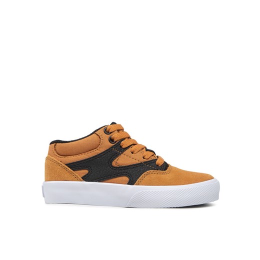 Sneakersy DC Shoes Kalis Vulc Mid ADBS300367 Żółty ze sklepu eobuwie.pl w kategorii Buty sportowe dziecięce - zdjęcie 186688846