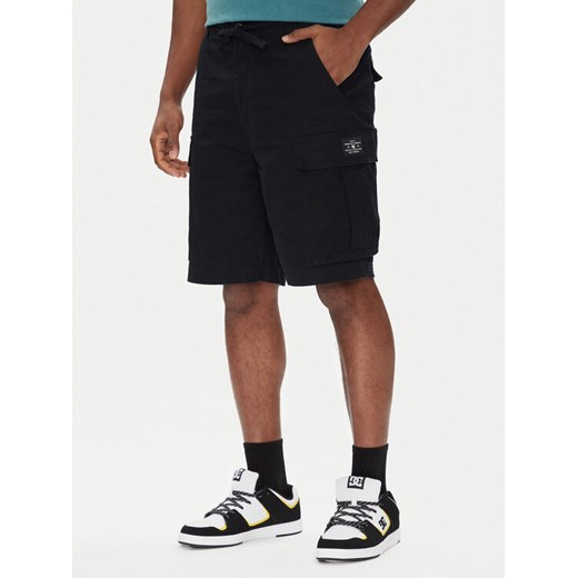 DC Shoes Szorty materiałowe Tundra ADYWS03086 Czarny Regular Fit ze sklepu MODIVO w kategorii Spodenki męskie - zdjęcie 186690827