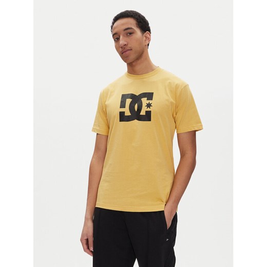 DC Shoes T-Shirt ADYZT05373 Żółty Heritage Fit ze sklepu MODIVO w kategorii T-shirty męskie - zdjęcie 186690835