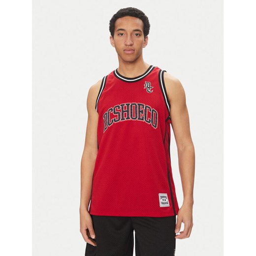 DC Shoes Tank top ADYKT03257 Czerwony Regular Fit ze sklepu MODIVO w kategorii T-shirty męskie - zdjęcie 186690938