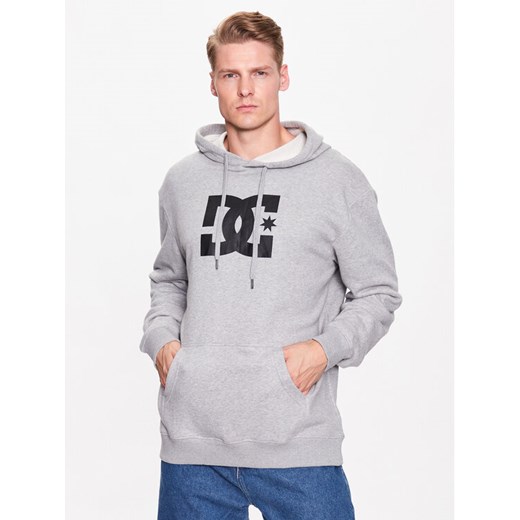 DC Shoes Bluza ADYSF03099 Szary Regular Fit ze sklepu MODIVO w kategorii Bluzy męskie - zdjęcie 186690957