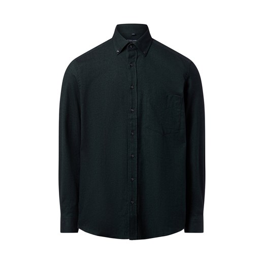 Andrew James Męska koszula flanelowa Mężczyźni Regular Fit Bawełna jodłowy wzorzysty ze sklepu vangraaf w kategorii Koszule męskie - zdjęcie 186693949