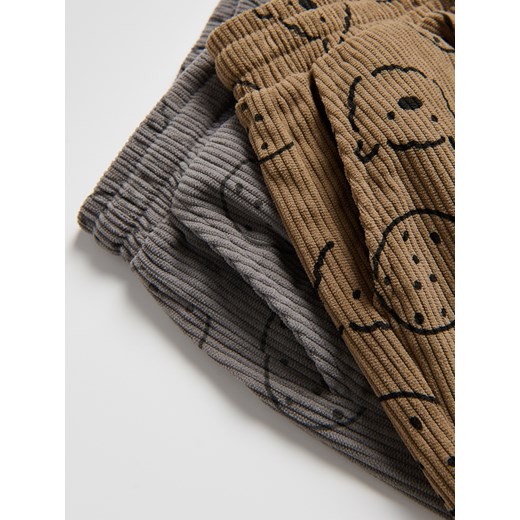 Reserved - Spodnie sztruksowe - ciemnoszary Reserved 110 (4-5 lat) Reserved