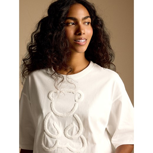 Reserved - Piżama z misiem - beżowy Reserved XXL Reserved