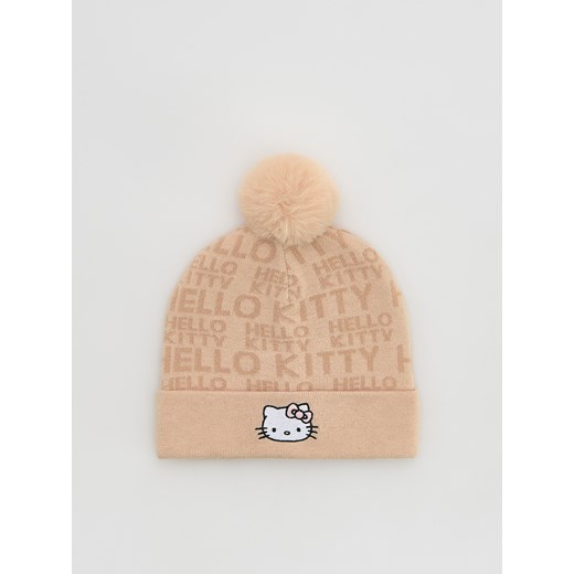 Reserved - Czapka Hello Kitty z wiskozą - pastelowy róż ze sklepu Reserved w kategorii Czapki dziecięce - zdjęcie 186695028