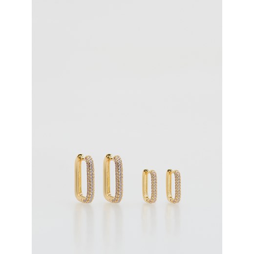 Reserved - Zestaw kolczyków - złoty ze sklepu Reserved w kategorii Kolczyki - zdjęcie 186695037