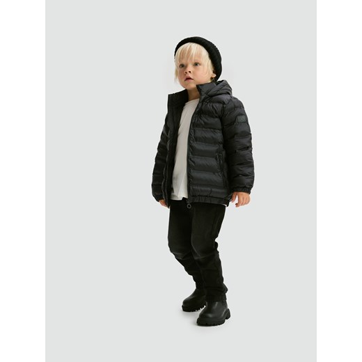 Reserved - Ocieplana pikowana kurtka - czarny ze sklepu Reserved w kategorii Kurtki chłopięce - zdjęcie 186695245