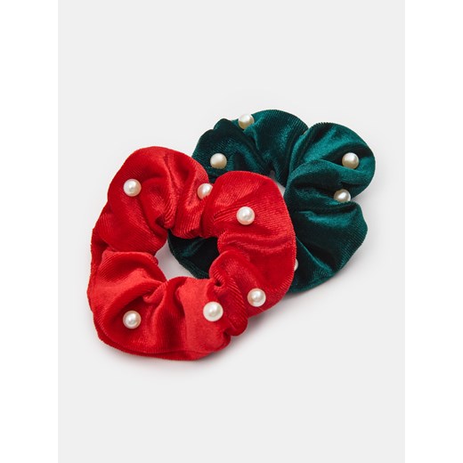 Sinsay - Gumki do włosów 2 pack - wielobarwny Sinsay One Size Sinsay