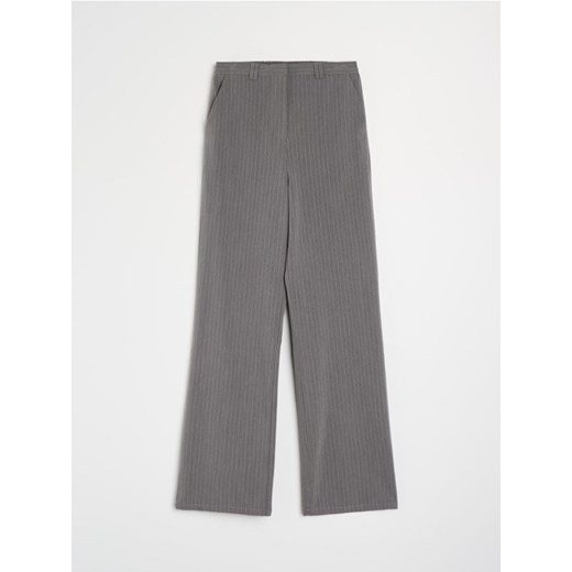 Sinsay - Spodnie wide leg - szary ze sklepu Sinsay w kategorii Spodnie damskie - zdjęcie 186696178