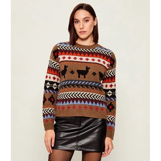 Weekend MaxMara Wełniany sweter QUIRITE | Regular Fit ze sklepu Gomez Fashion Store w kategorii Swetry damskie - zdjęcie 186697208