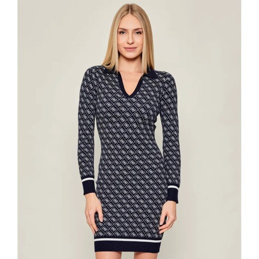 GUESS Sukienka AUBREY | z dodatkiem wełny ze sklepu Gomez Fashion Store w kategorii Sukienki - zdjęcie 186697215