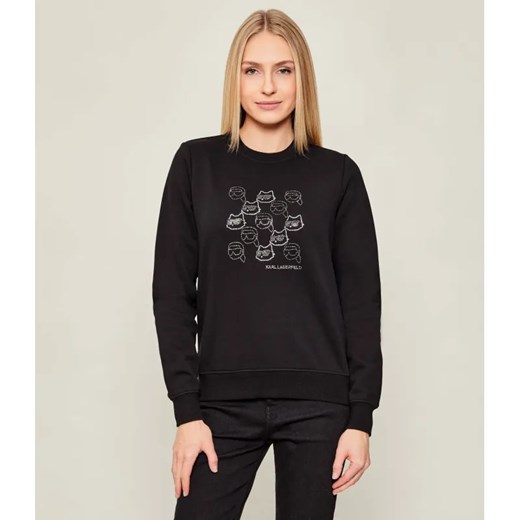 Karl Lagerfeld Bluza ikon seasonal | Regular Fit ze sklepu Gomez Fashion Store w kategorii Bluzy damskie - zdjęcie 186697227