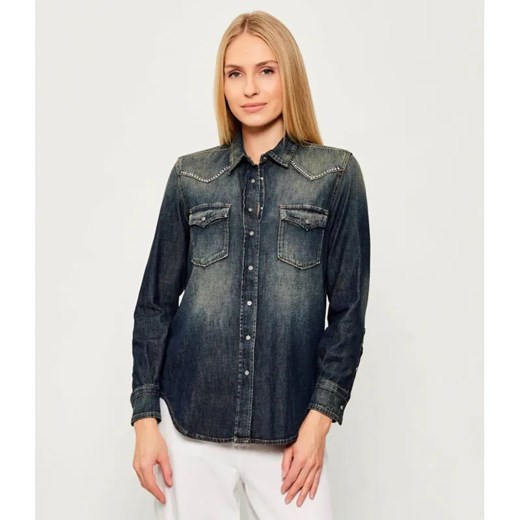 DONDUP - made in Italy Jeansowa koszula | Regular Fit ze sklepu Gomez Fashion Store w kategorii Koszule damskie - zdjęcie 186697256