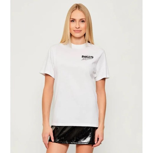 HUGO T-shirt Vintage | Relaxed fit ze sklepu Gomez Fashion Store w kategorii Bluzki damskie - zdjęcie 186697265