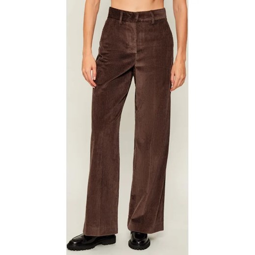Weekend MaxMara Sztruksowe spodnie TANIA | Loose fit ze sklepu Gomez Fashion Store w kategorii Spodnie damskie - zdjęcie 186697908