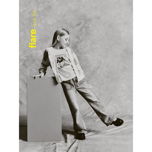 Reserved - Jeansy flare - niebieski ze sklepu Reserved w kategorii Spodnie dziewczęce - zdjęcie 186698829