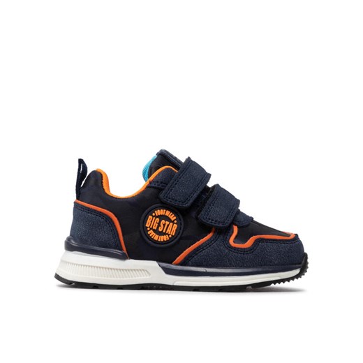 Sneakersy Big Star Shoes KK374183 Granatowy ze sklepu eobuwie.pl w kategorii Buty sportowe dziecięce - zdjęcie 186699525