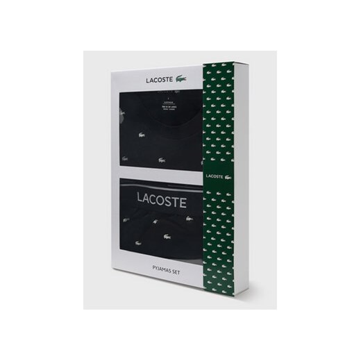 Lacoste Piżama 4H3304 Czarny Regular Fit Lacoste S MODIVO
