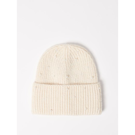 Mohito - Czapka beanie - kremowy ze sklepu Mohito w kategorii Czapki zimowe damskie - zdjęcie 186701098