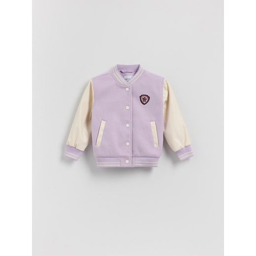 Reserved - Kurtka bomberka Psi Patrol - fioletowy ze sklepu Reserved w kategorii Kurtki dziewczęce - zdjęcie 186701235