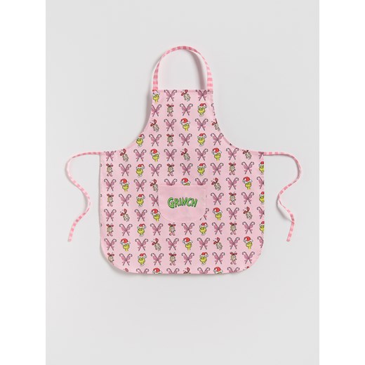 Reserved - Świąteczny fartuch Grinch - różowy Reserved ONE SIZE Reserved