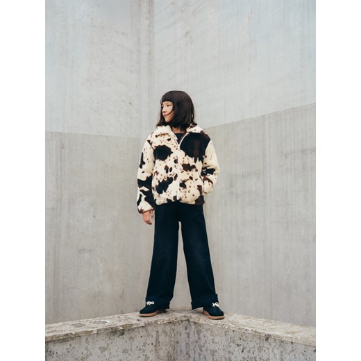 Reserved - Jeansy wide leg - czarny ze sklepu Reserved w kategorii Spodnie dziewczęce - zdjęcie 186701677