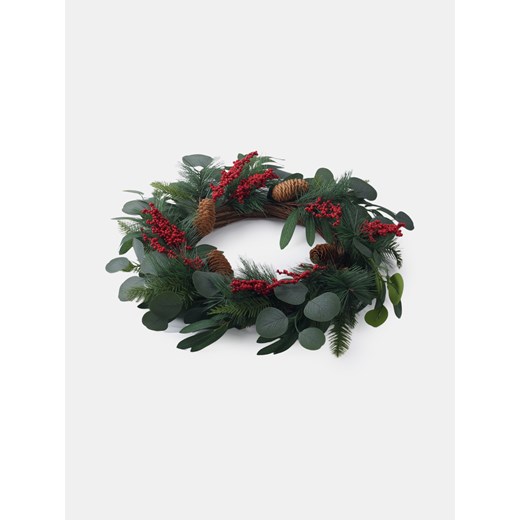 Sinsay - Świąteczny wieniec dekoracyjny - wielobarwny Sinsay One Size Sinsay