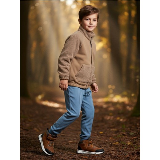 Sinsay - Prązkowane spodnie jogger - szary - id: 366FC-58X - marki Sinsay - 186702966 Sinsay - Prązkowane spodnie jogger - szary ze sklepu Sinsay w kategorii Spodnie chłopięce - zdjęcie 186702966