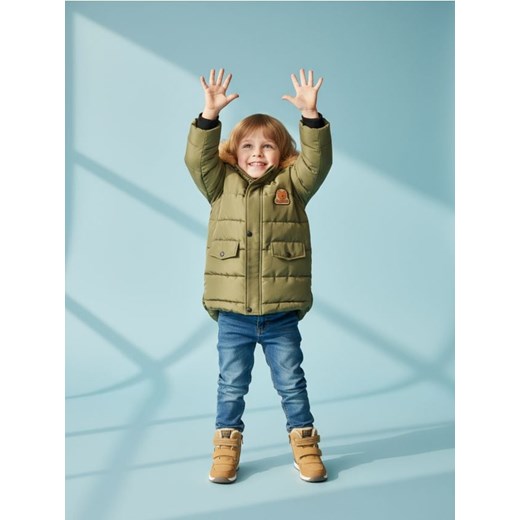 Sinsay - Kurtka pikowana - beżowy - id: 6534C-80X - marki Sinsay - 186703026 Sinsay - Kurtka pikowana - beżowy ze sklepu Sinsay w kategorii Kurtki chłopięce - zdjęcie 186703026